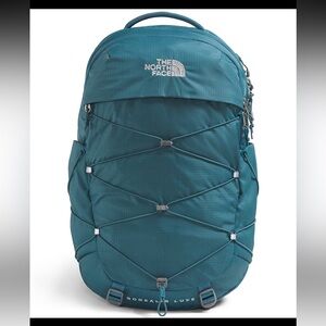 NWT The North‎ Face Women's Borealis Backpack, Color: Space/TNF White (Teal)
